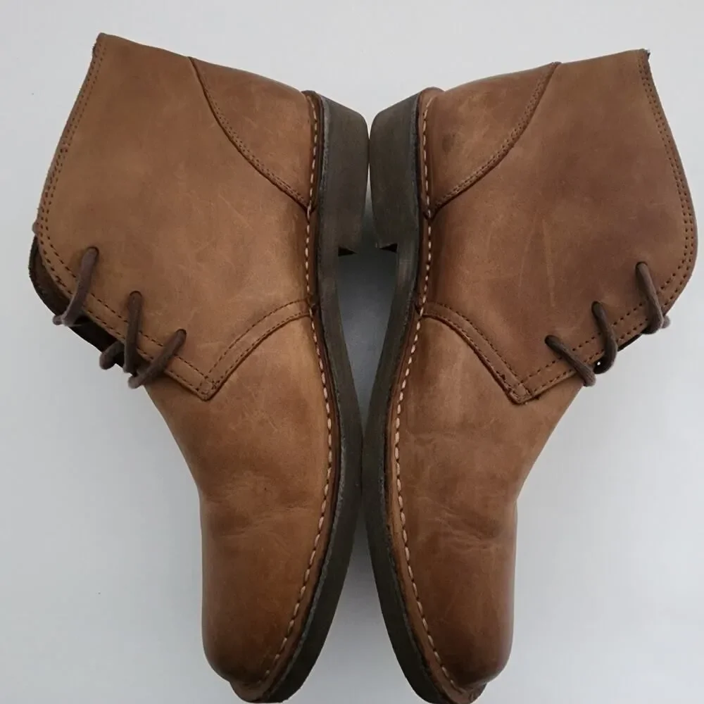 Dockers Brown Tussock Chukka Leather Boots mens size 11 M‎